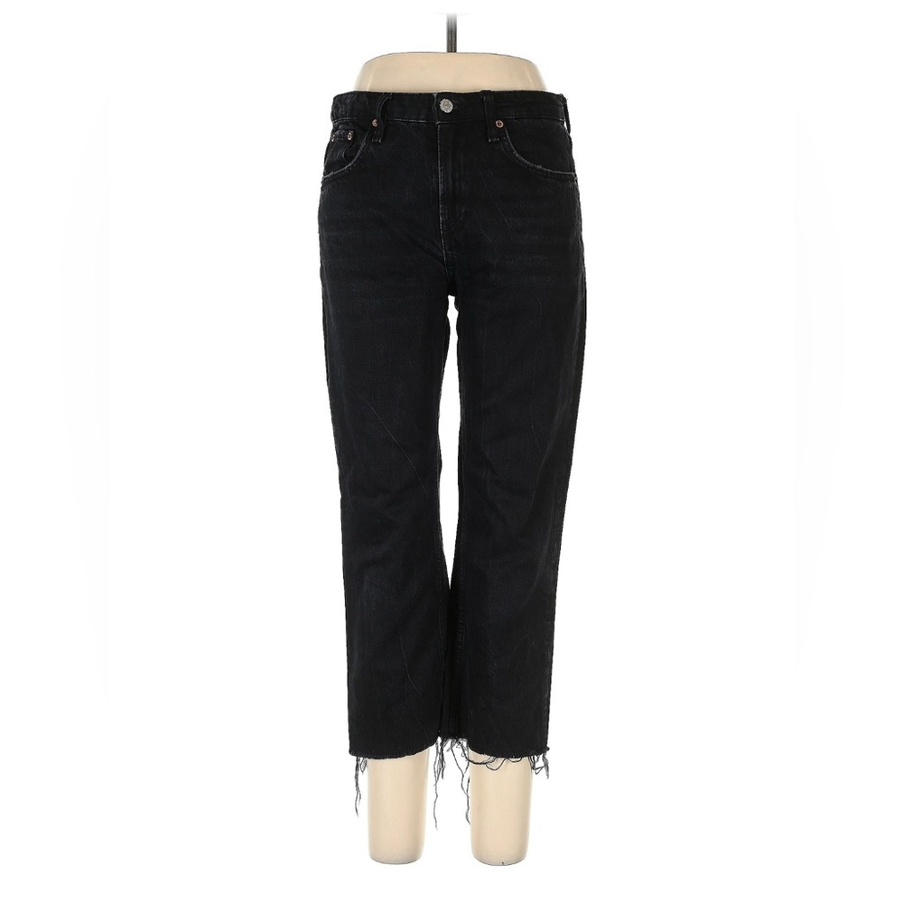 ZARA HIGH WAIST KICK FLARE JEANS
